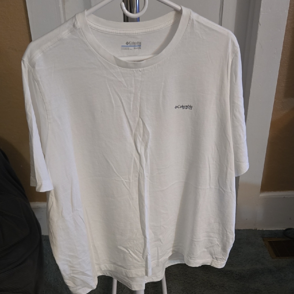 Columbia Classic White Tee